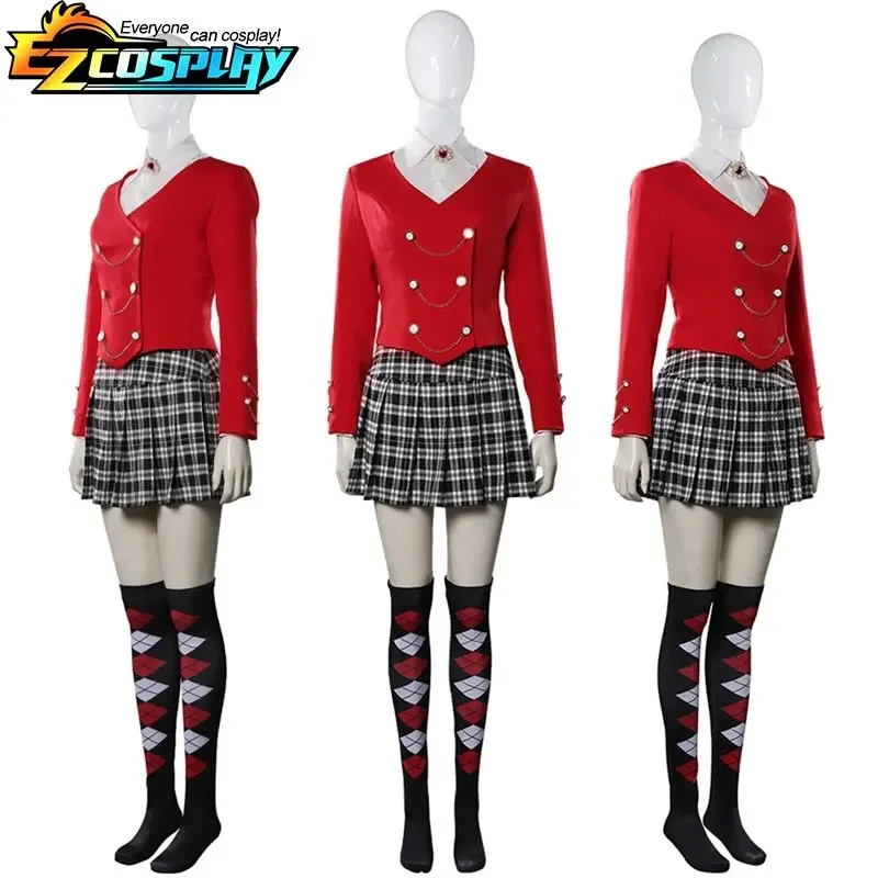 Women\'s Musical-Veronica Cosplay Costume Outfits Halloween Heathers the Musical Costume Skirt Suit