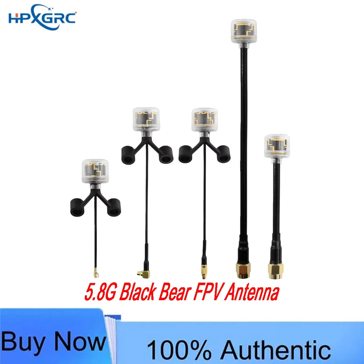HPXGRC Black Bear V2 5.8G Antenna RHCP LHCP SMA UFL MMCX 2.5dBi for Freestyle FPV Drone