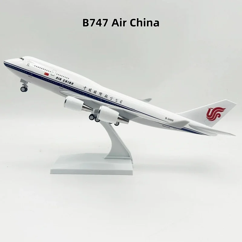 

Масштабная модель самолета 1/250, 30 см, из литой смолы, B747 Air China Airlines, игрушка для детей, для коллекции, подарок