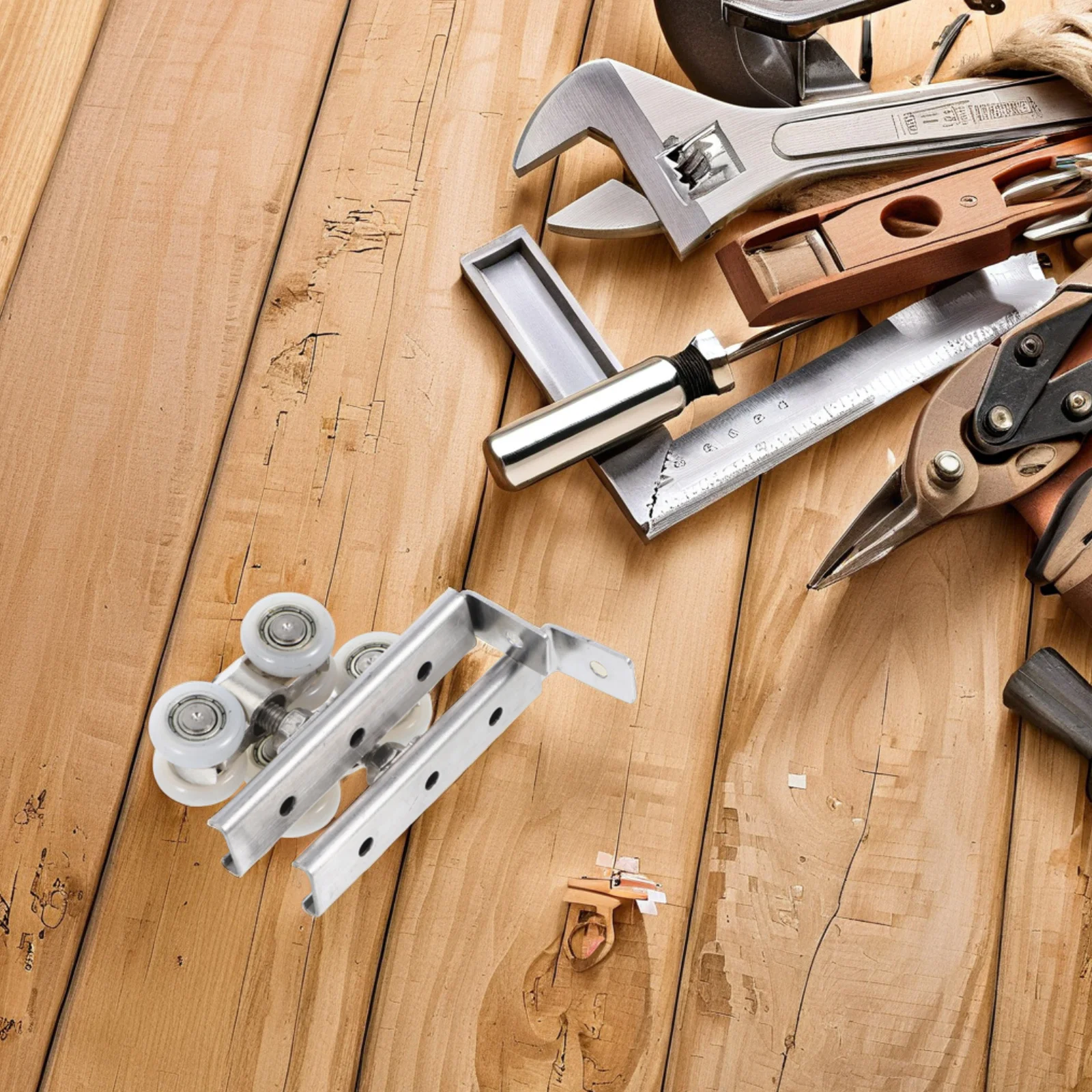 

2pcs Stainless Steel Sliding Pulley For Shower Door Wheels Patio Door Rollers Pocket Cabinet Guide Pulleys Wardrobe Hardware