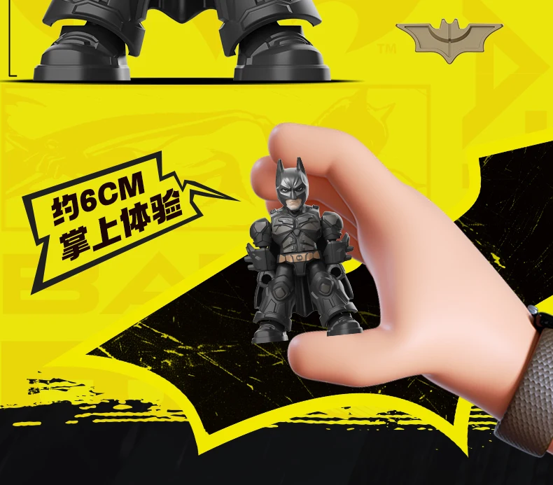 Genuine Blokees DC Marvel Hero Batman Star Edition Series Blind Box Toy Batman Motorcycle Collectible Perfect Christmas Gift
