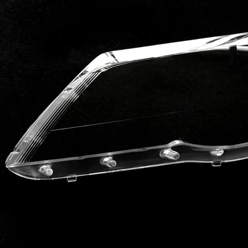 ل VW Tiguan 2009-2012 الجانب الأيسر سيارة غطاء المصباح شفاف عاكس الضوء قذيفة عدسة سيارة العلوي الظل #2