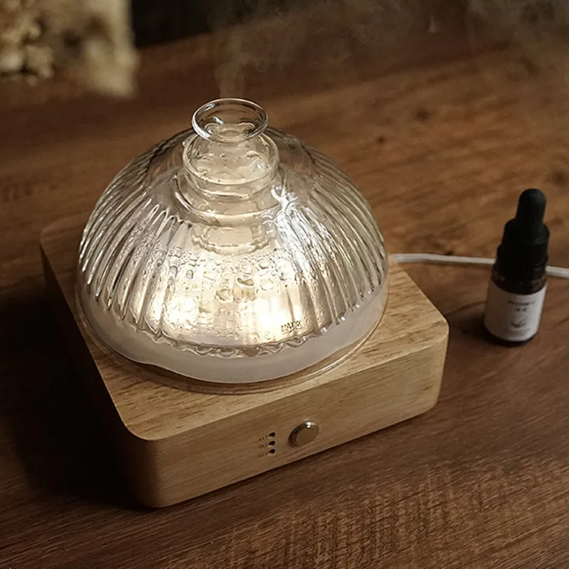 آلة العلاج بالروائح العطرية من الخشب الصلب ، ناشر الرائحة ، عطر الزيوت العطرية ، مرطب بالموجات فوق الصوتية المنزلي ، المكتب