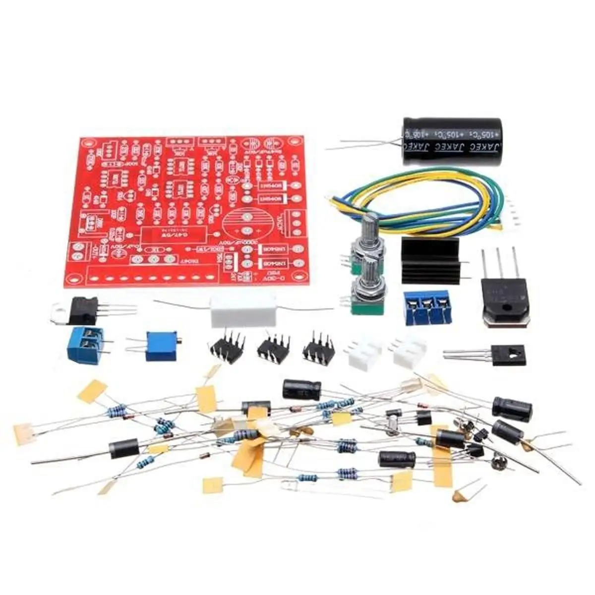 For Arduino 0-30V 2MA-3A adjustable DC power supply laboratory power short-circuit current limit protection DIY kit