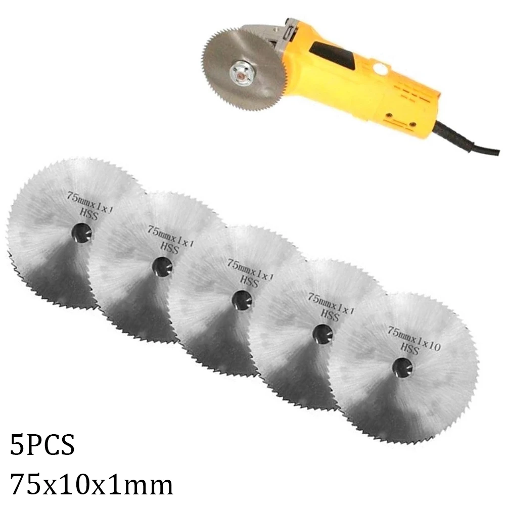 Praktische Polijsten Snijden Slijpen Mini Zaagblad Slijtvast Wiel Hoge Hardheid Hoge Sterkte 5 Stuks 75Mm