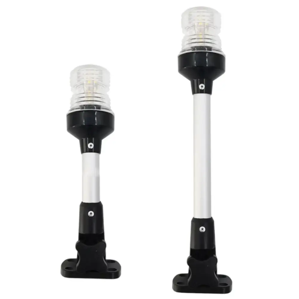 

Aluminum Alloy Rod LED Anchor Light Fold Down Design Easy Installation Sailing Signal Lamp Sturdy Construction 12-24V DC