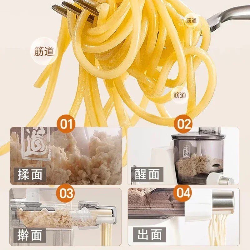 Piccola macchina elettrica per la produzione e la pressatura di noodle intelligente Macchina per gnocchi completamente automatica per uso domestico