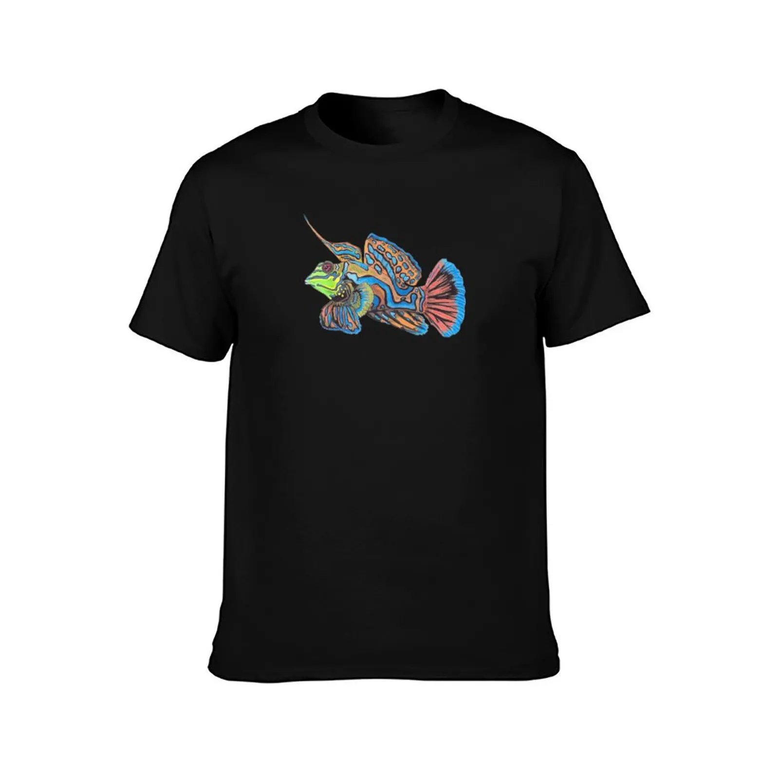 Mandarin Fish T-Shirt shirts graphic tees oversized t shirt plus sizes man clothes clothes for men