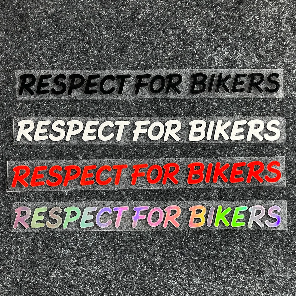 Respect for Bikers Car Motorcycle Decal Sticker Waterproof for Helmet Body