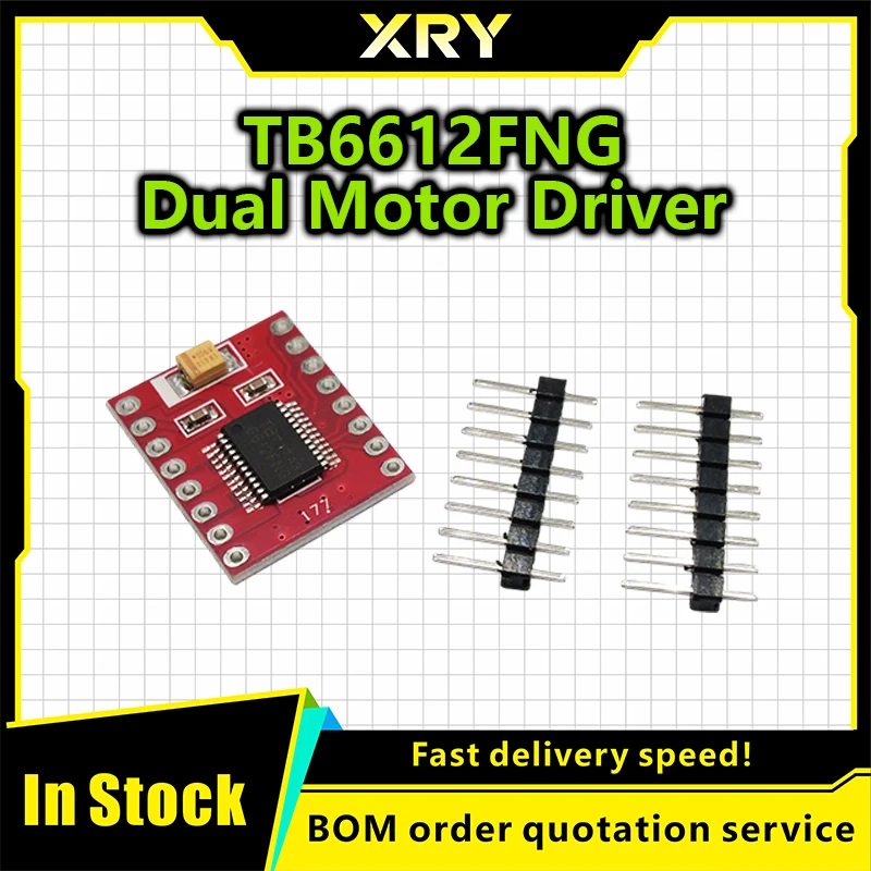 TB6612 Controlador de motor dual 1A TB6612FNG para microcontrolador Arduino mejor que L298N