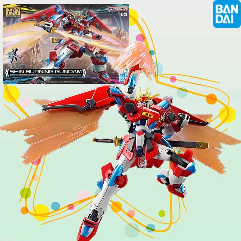 

Высокое качество Bandai, оригинальная серия GUNDAM HG 1/144 SHIN BNING GUNDAM, сборная модель, игрушки, Коллекционная модель, украшения, подарки