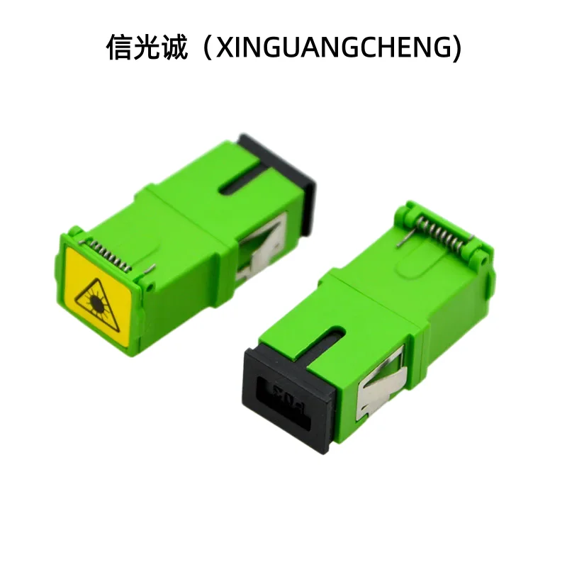 

XGC10pcs NEW Optic Fiber Adapter Connector SC Simplex Fiber Optic Adapter Coupler Flange With Dust Cover Factory Special