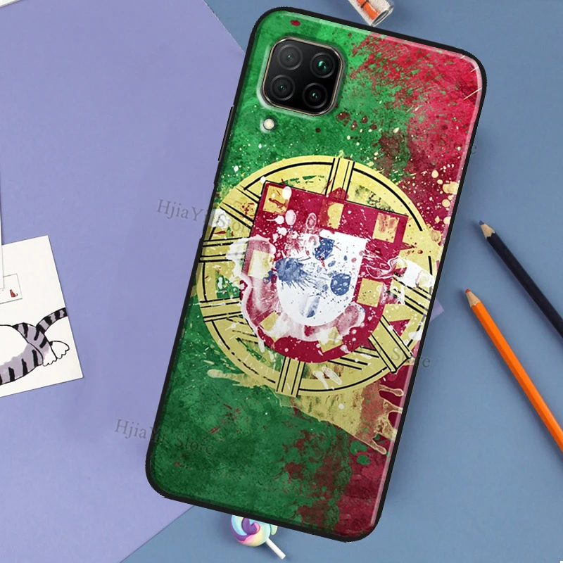 Portugal Flag Case For Huawei P60 P40 P20 P30 Pro Nova 5T 9 P Smart Honor X8 X9a 50 70 Magic 5 Lite Cover