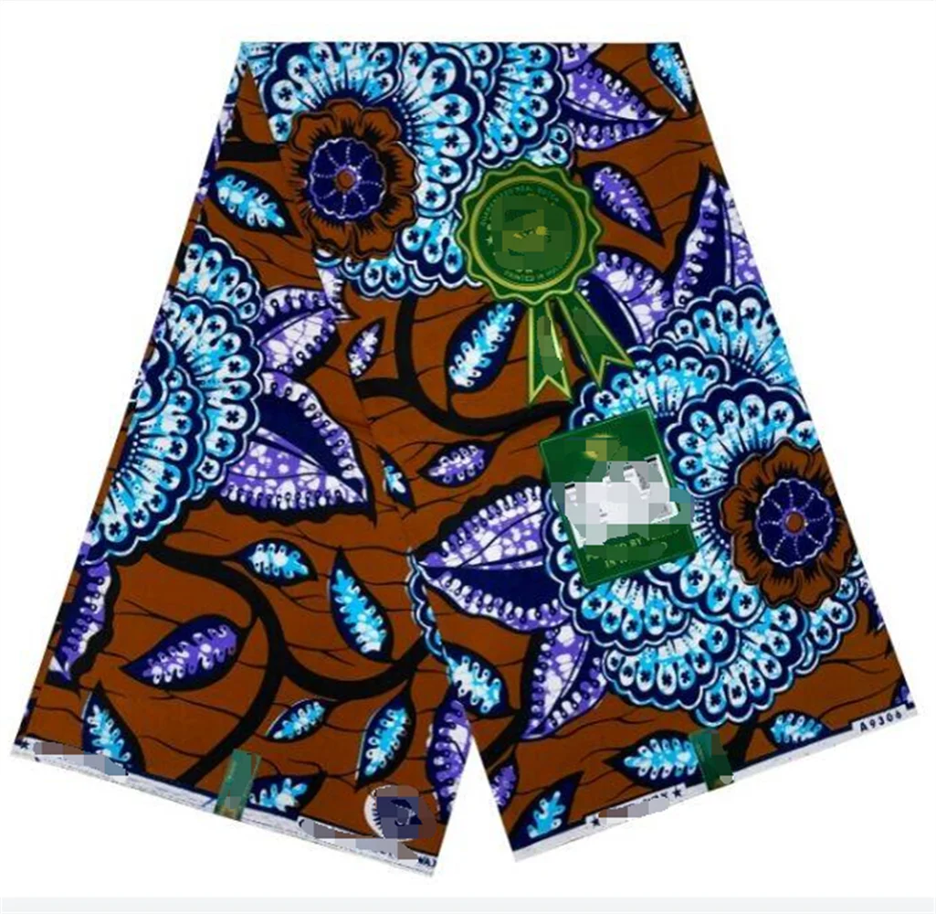 Veritable Super Guaranteed Real Wax Print Fabric Real Dutch Hollandais Original Pagne Africa Dress 100% Cotton Wrapper Loincloth