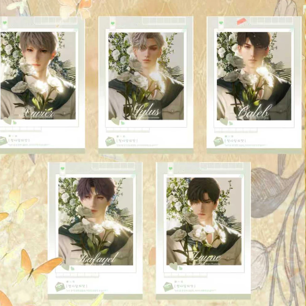 Love And Deepspace scheurbare polaroidkaarten 88x126mm groot formaat als het leven slechts eerste ontmoeting is