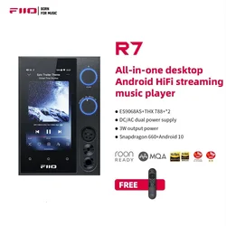 FiiO R7 Snapdragon 660 Android 10 Desktop Music player AMP/DAC ES9068AS Chip/THXAAA 788 Headphone Amplifier Bluetooth 5.0DSD512