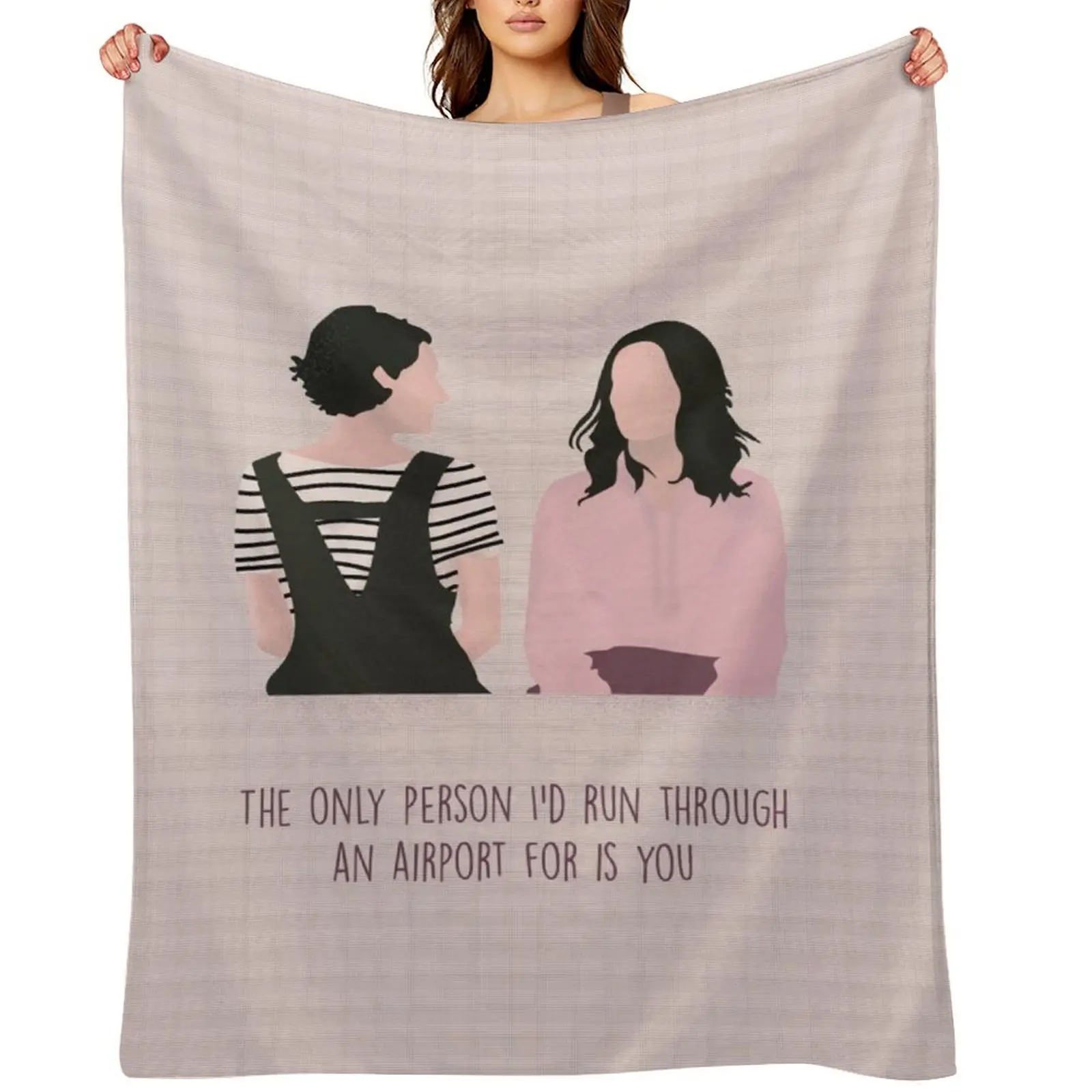 

Fleabag Throw Blanket sofa bed Bed For Decorative Sofa Cute Plaid Blankets