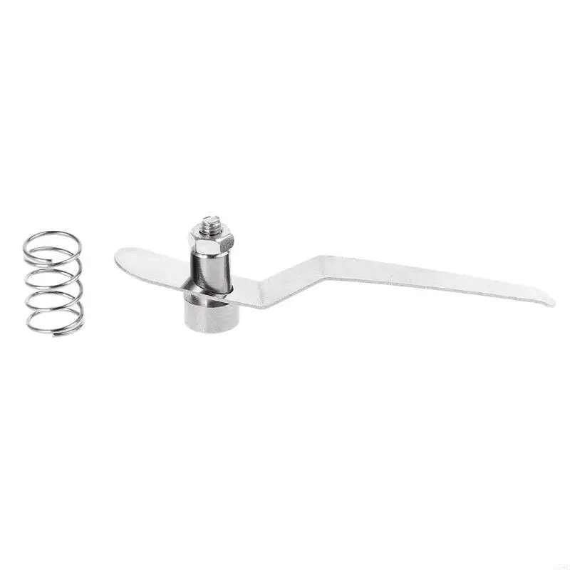 U75C Stainless Steel Spesimen Presser Holder Slide Klip untuk Aksesori Mikroskop Biologis Bagian Mudah Dipasang