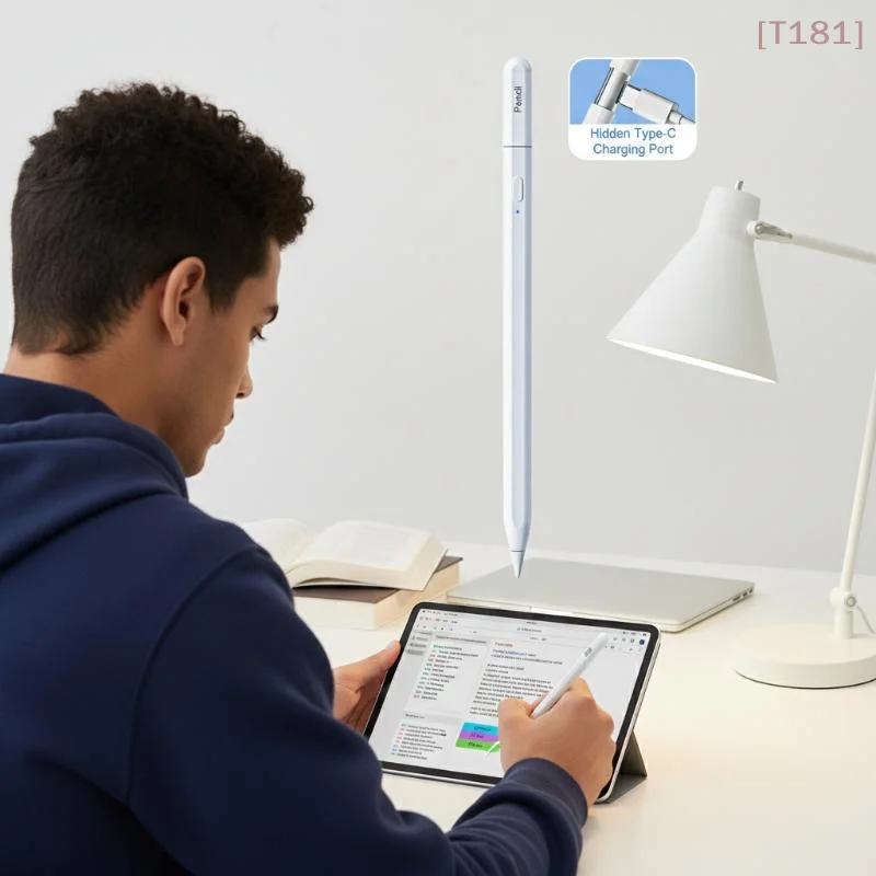 Stylus Pen For Apple Pencil With LED Power Palm Rejection Touch Pencil For Ipad Air 11 10 9 2022 2021 2020 IPad Capacitive Pen