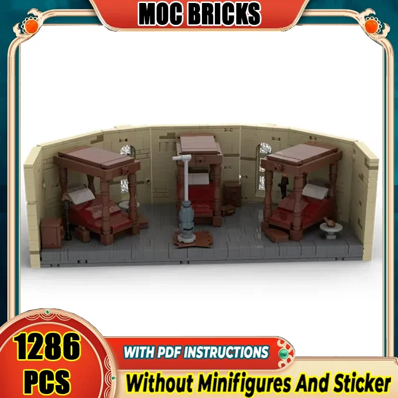 

Star Movie Moc Building Blocks Collective Dormitory Model Technology Bricks DIY Assembly Construction Toy Holiday Gift