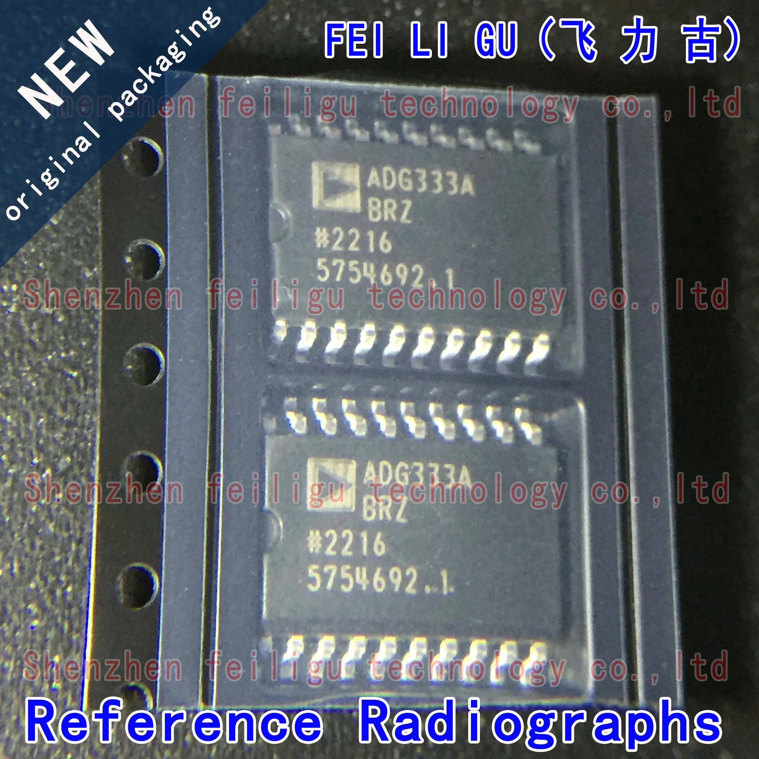 1/10/30Pieces 100% New Original ADG333ABRZ-REEL ADG333ABRZ ADG333ABR ADG333 Package:SOP20 Analog Switch/Multiplexer Chip