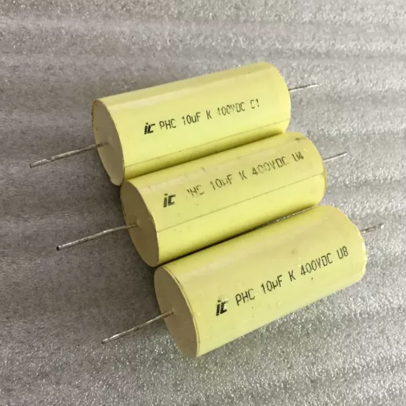

10-100 шт. итальянский старый IC PHC серии 10UF400V лихорадка осевой аудиоразъем тонкопленочный бесконечный конденсатор