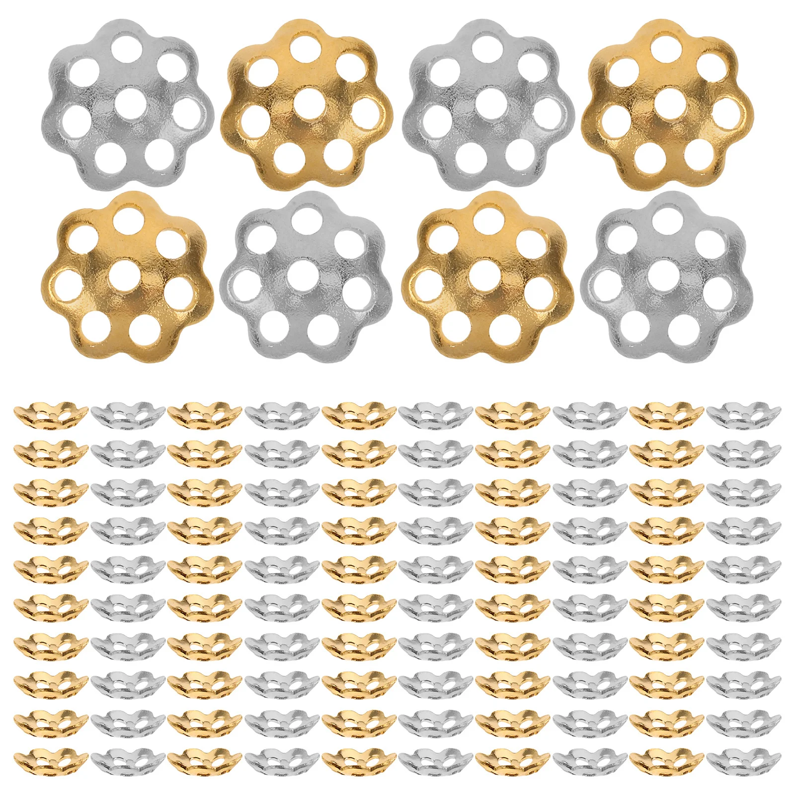 

240 шт. бусины-разделители из нержавеющей стали, полые ювелирные изделия, подвески для браслетов «сделай сам», ожерелья, аксессуары для рукоделия и ручной работы