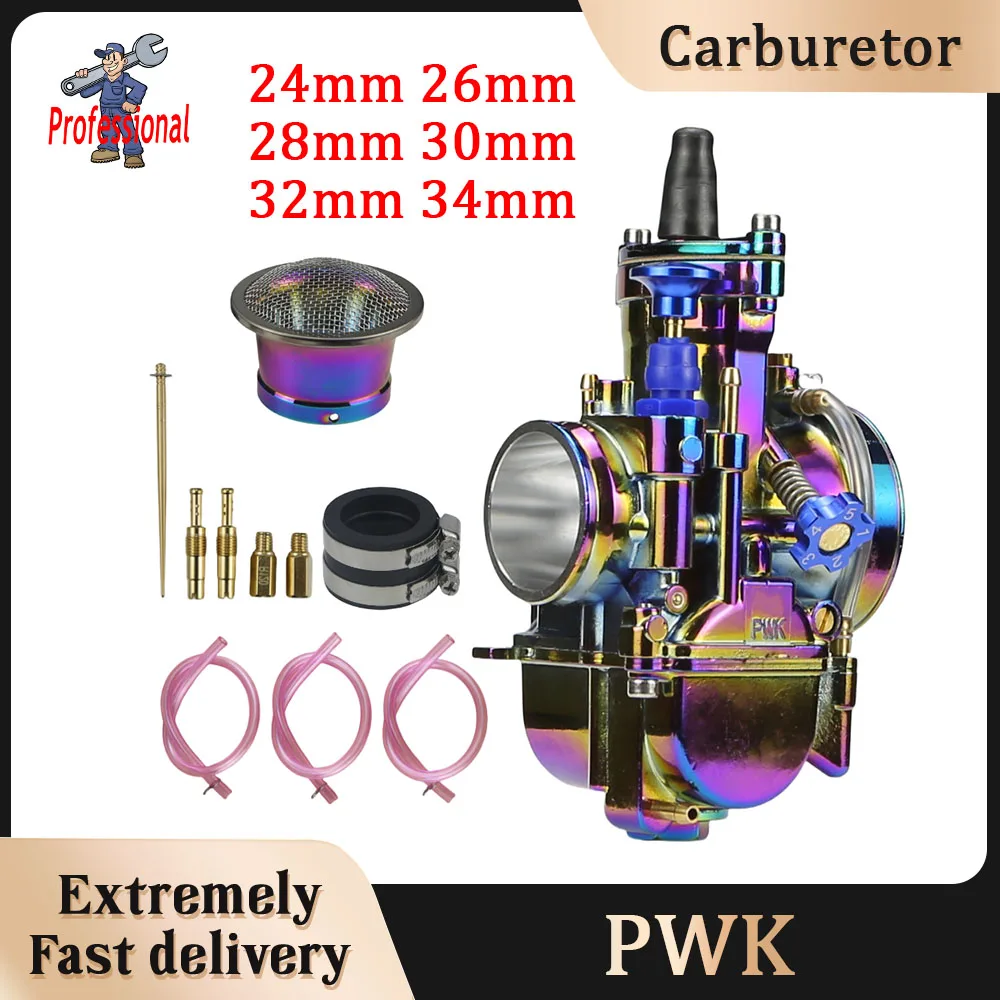 

For KEIHIN KOSO OKO 2T 4T Scooter ATV Dirt Bike Universal Racing PWK 24 26 28 30 32 34mm Carburetor