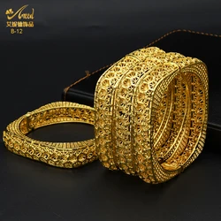 ANIID Woman Square Bracelet Jewelry Women Charms For Bangles Dubai Gold Color Designs For Ladies Trendy Chunky Hawaiian Acier