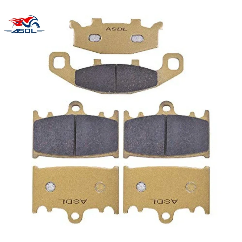 

Motorcycle Ceramic Front and Rear Brake Pads Disc for Kawasaki GPZ900 GPZ 900 GPZ900R ZX900 ZX900A ZX 900 A11 1998