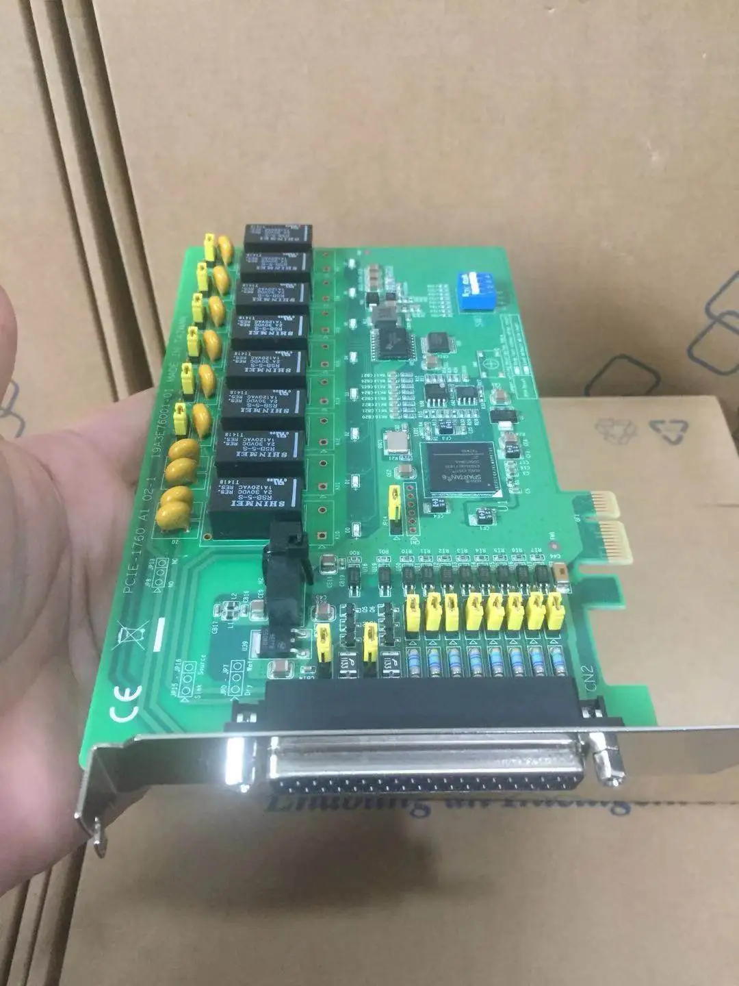 PCIE-1760-AE 8-Channel Relay Output, Isolated Input, Pulse, PWM, Counter Capture Card