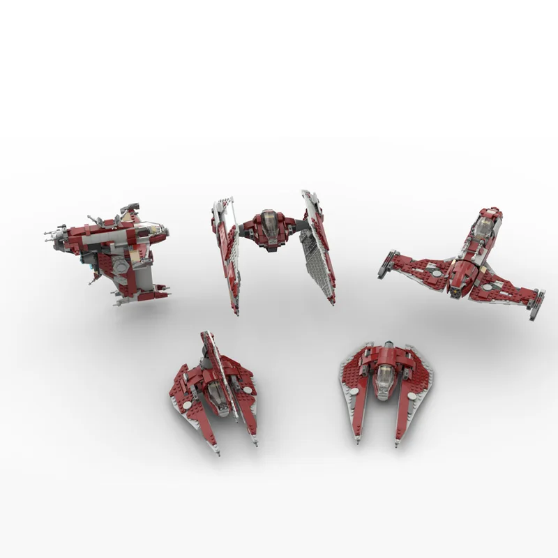 677 PCS Star Fighting T6 Alternatives Bundle 34 alternatives from set 75362 MOC Customize Modular DIY Boys Toy Christmas Gift