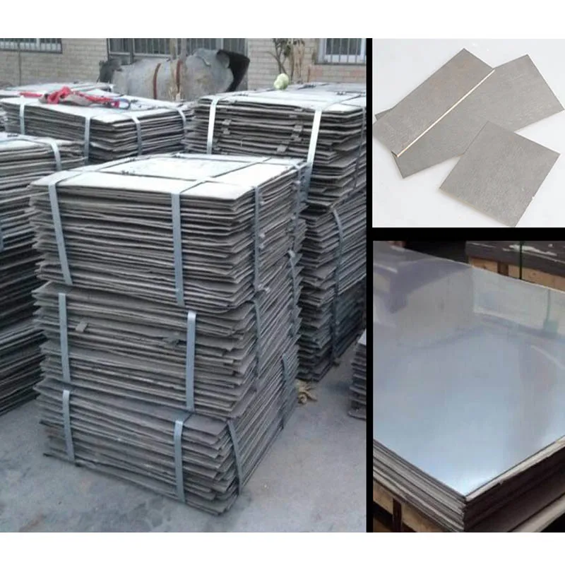 High Purity Nickel Sheet Square Nickel Plate Electrode Sacrificial Anode Sheet For Electroplating Thickness 1mm 2mm 3mm