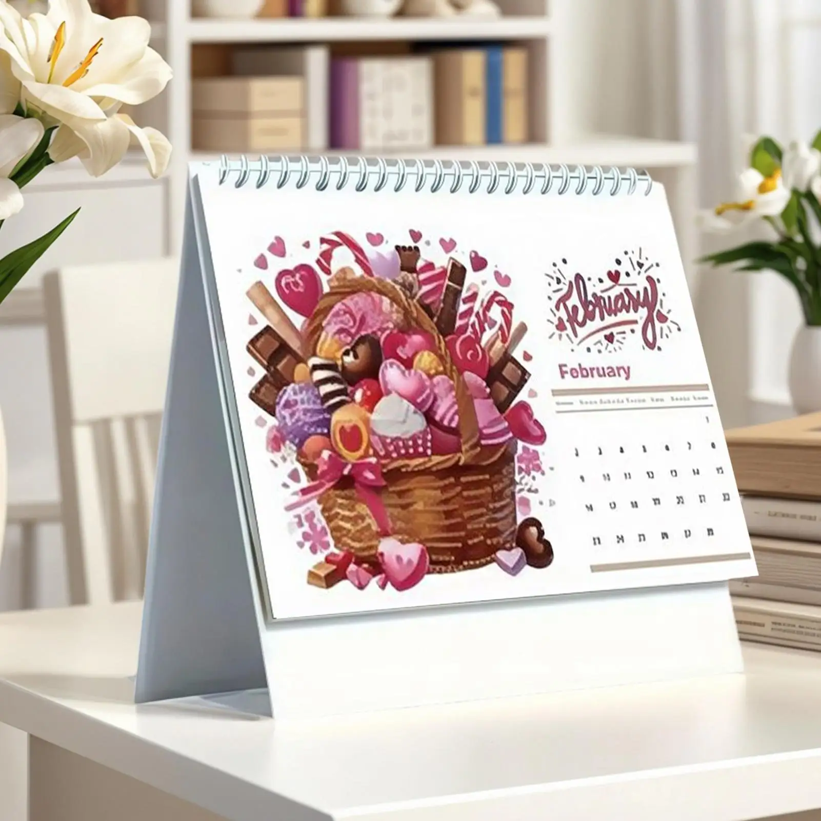 

Desk Calendar 2026 2026 Calendars Rhinestone Painting Table Decor Home Decor Arts & Crafts For Kids Adults Family Bedroom Dorm