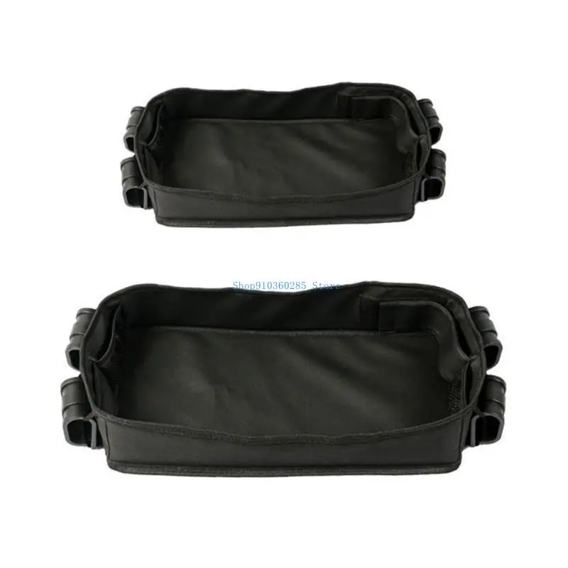 

K9FF Child Strollers Snacks Tray with Cup Holder and Storage Mesh for Wagon W4 Cart