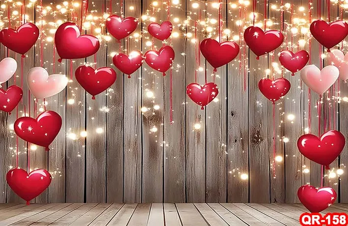 خلفية عيد الحب للتصوير الفوتوغرافي من الخشب الريفي الأحمر على شكل قلب الحب لعيد الحب خلفية رومانسية لموضوع الحب لالتقاط الصور