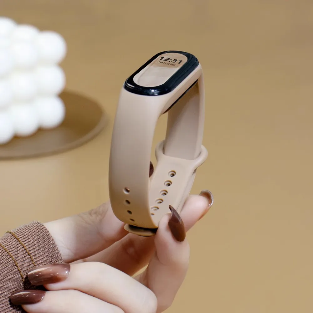 Watchbands for Xiaomi Mi Band 7 bracelet silicone wrist Miband 5 6 NFC Replacement pulsera Sport correa mi band 7 6 3 4 5 strap