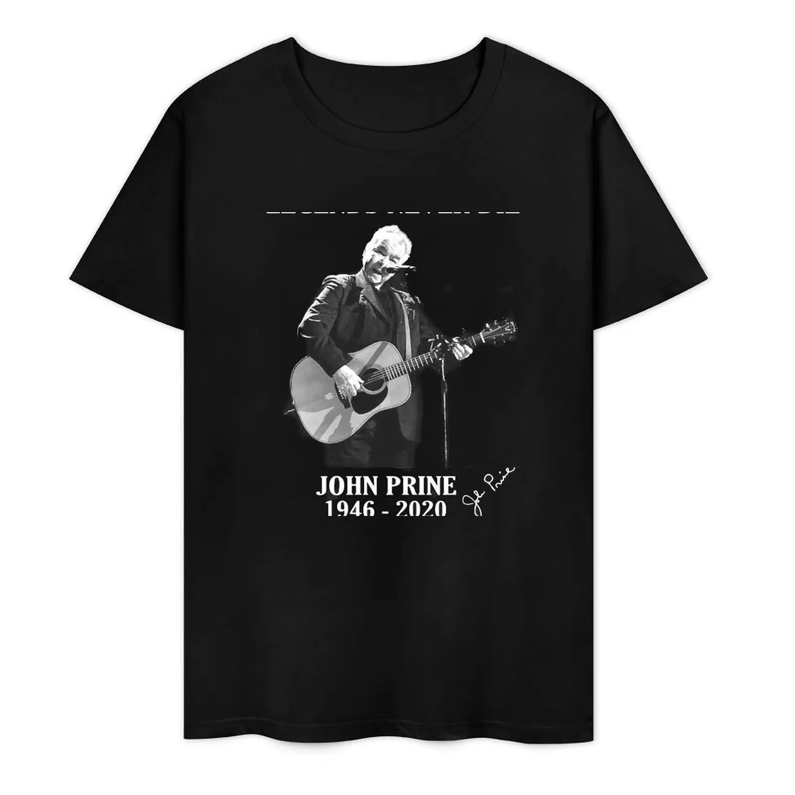 Interest Delicate Music Seniority Exciting John Legends Never Die 1946 2020 Prine Signature Gift For T-Shirt