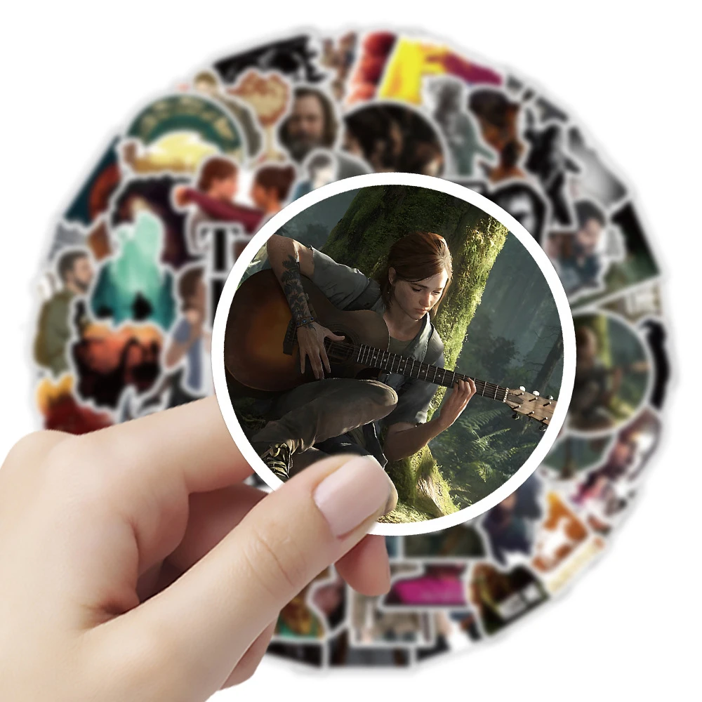 10/30/50/100pcs TV Show The Last of Us Stickers Waterproof Ellie Joel Sticker Laptop Skateboard Scrapbooking Wall Cool Decals