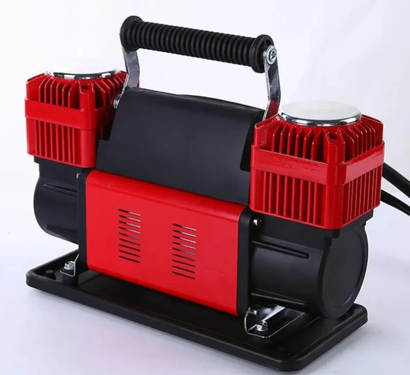 300L Fast Inflating Car Tire Inflator Pump Double Cylinders 150PSI Tire Inflator Heavy Duty Air Compressor for Car Truck SUV ATV