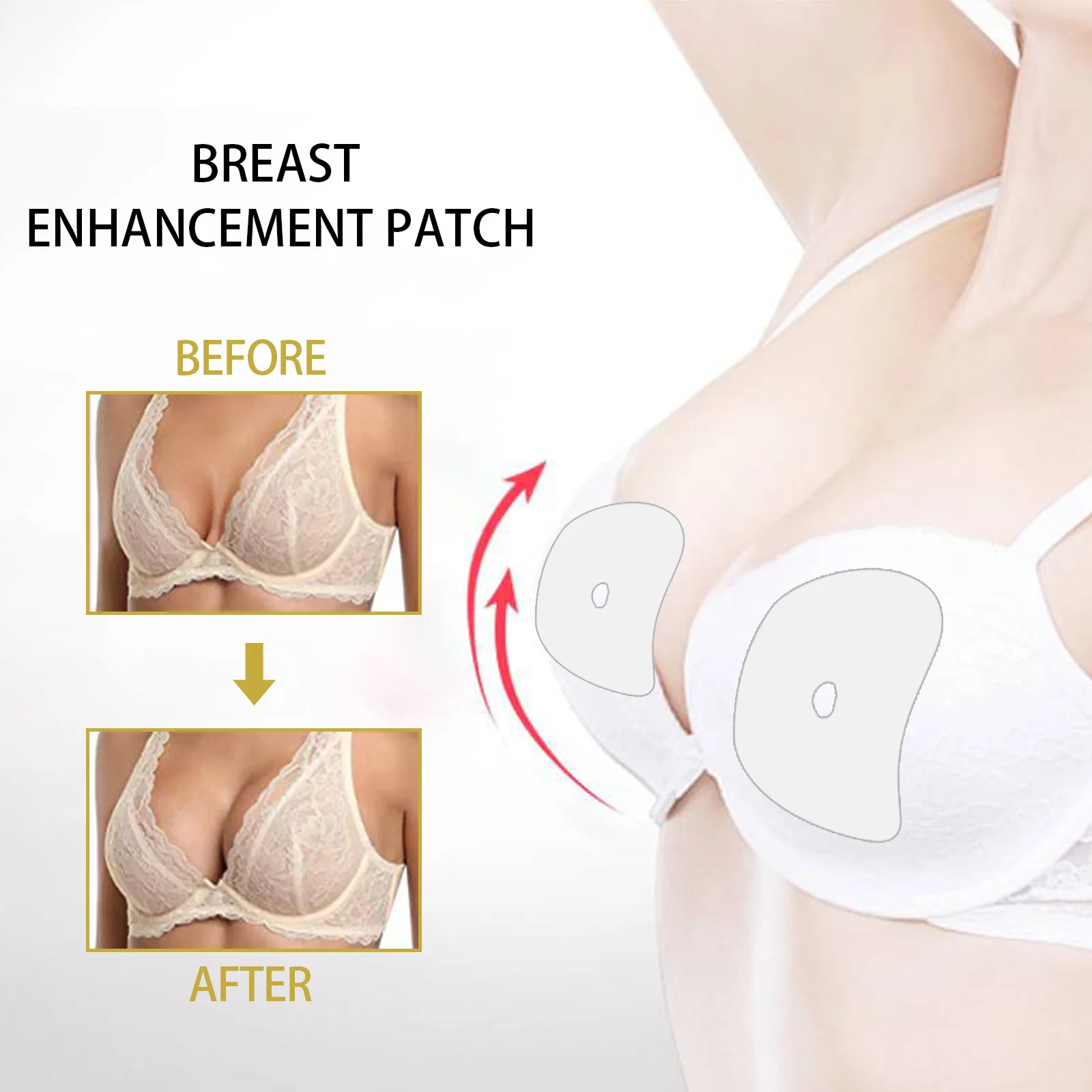 가슴 10pcs Breast Enhancers Pads Plant Ingredients Breast Patches Care Breast Lifting Firming Bust Enlargement Lifting Patch Sexy