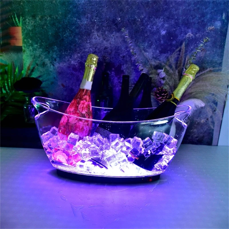 

7L Capacity Gatherings Light Ice Buckets Convenient Ice Buckets Ice Storage Bin