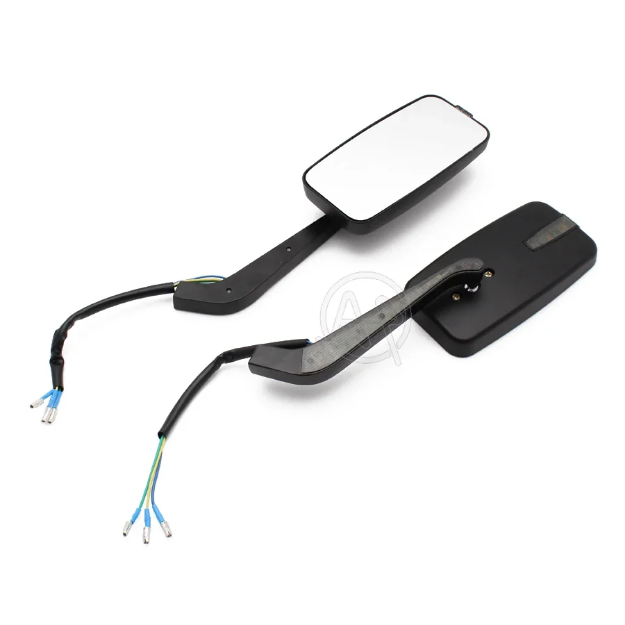 10 مللي متر دراجة نارية Led بدوره إشارة تشغيل ضوء الجانب مرآة الرؤية الخلفية لهوندا كاواساكي سوزوكي شارع عارية كروزر مخصص M10