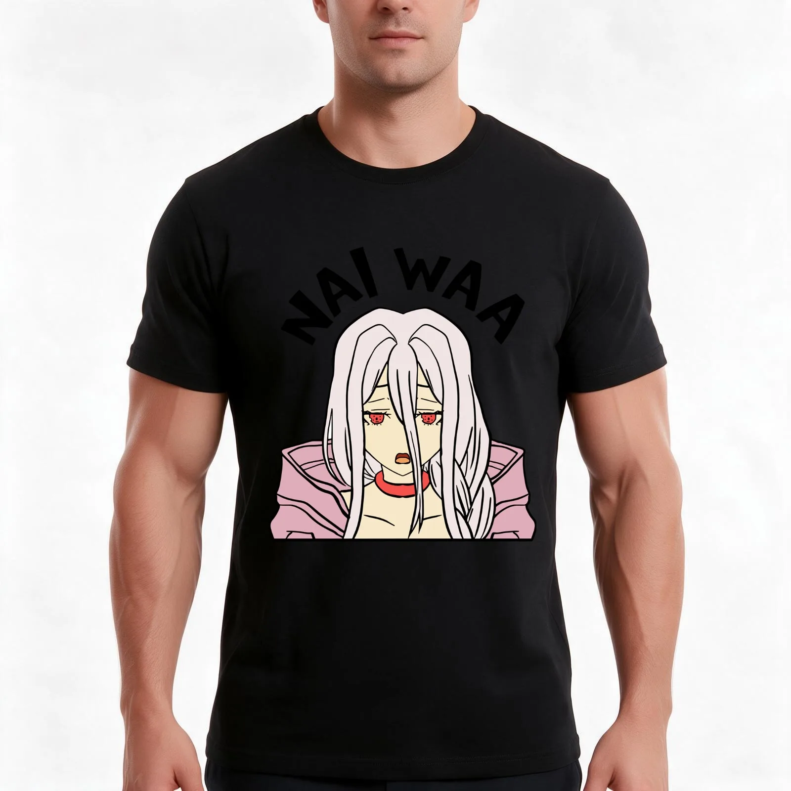 Great Model Kumoko Human Form Shiraori So Im A Spider Anime Text White Awesome For Movie Fan T-Shirt Summer Casual Cotton Tee