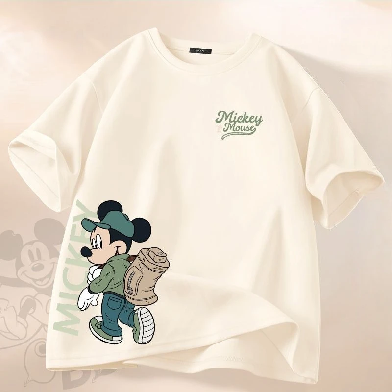 

2026 New 100% Cotton Unisex Short Sleeve T-shirt Summer Versatile Parent-Child Outfits Family Matching Casual Daily Wear Tops