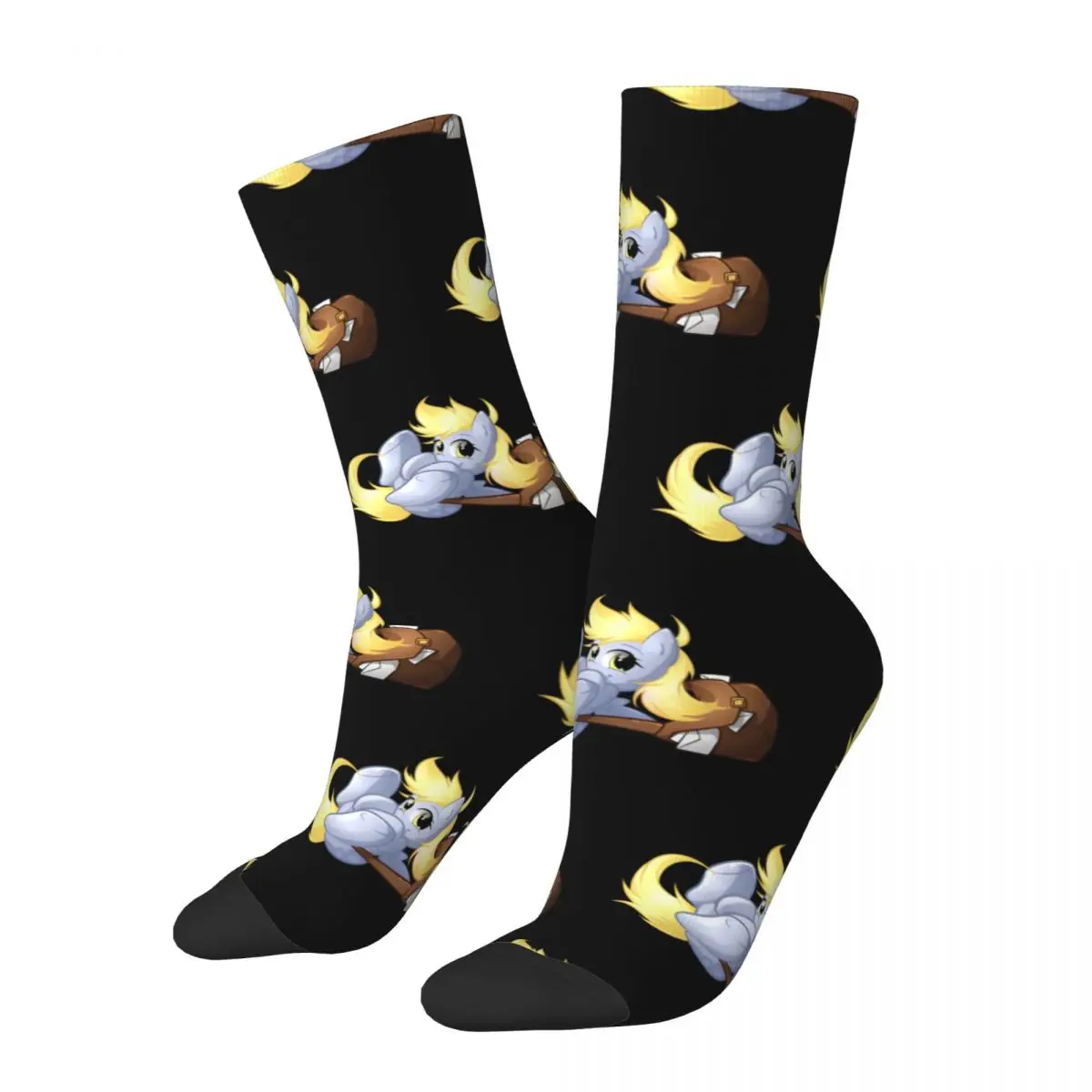 

Chibi Derpy Muffins Stockings Custom Novelty Socks Spring Non Slip Socks Couple Running High Quality Socks