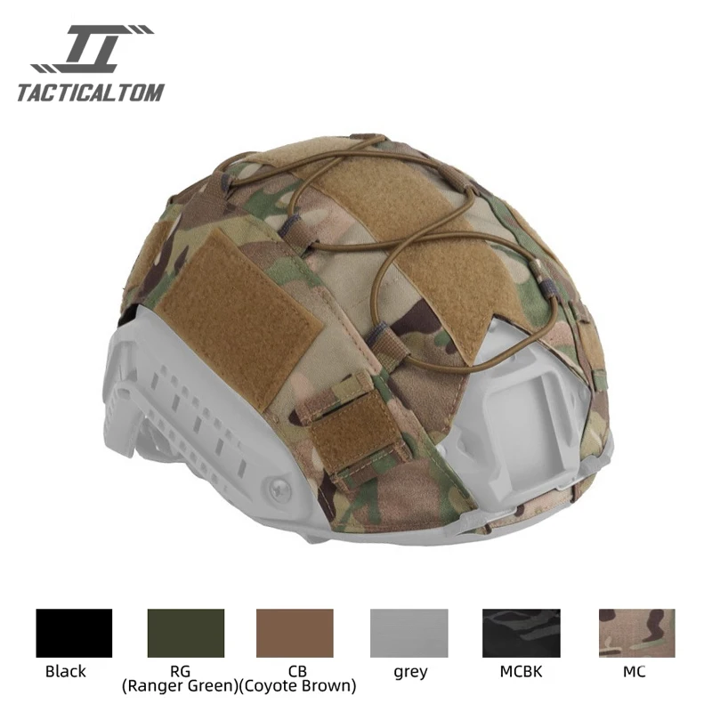 Tactical TOM helmet with full fabric Velcro helmet cover, helmet color changing equipment,