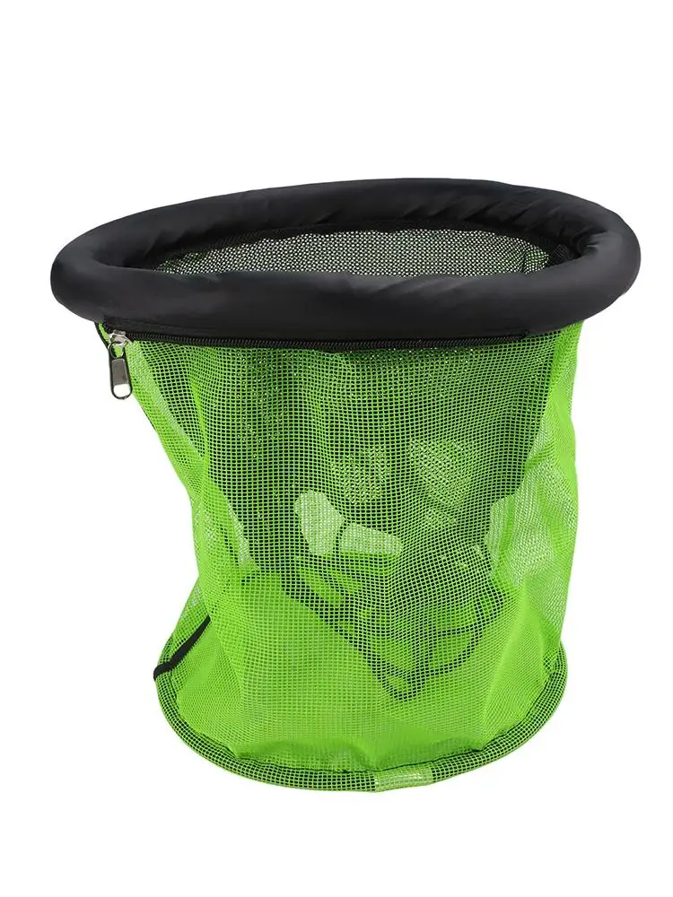 سلة سمك عائمة مستديرة - قطر 25/35 سم قابلة للطي مع طلاء مطاطي شبكة تحت الماء سريعة الجفاف للروبيان الحي #6