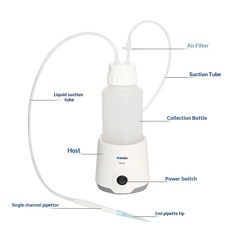 

Настольный мини-вакуумный аспиратор 1 л для утилизации отходов жидких культур