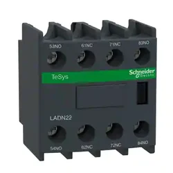 LAD-N22C LADN22C LADN22 Auxiliary contact block, TeSys D, 2NO + 2NC, front mounting, screw terminals